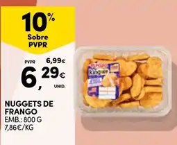 Continente Nuggets de frango promoção