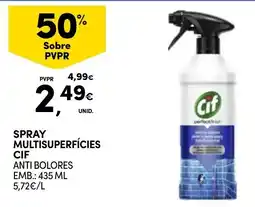 Continente spray multisuperfícies cif promoção
