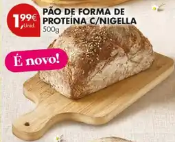 Pingo Doce Pão de forma de proteína c/nigella promoção