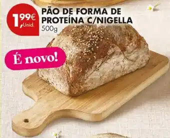 Pingo Doce Pão de forma de proteína c/nigella promoção