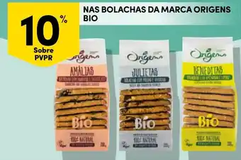 Continente Bolachas da marca Origens Bio promoção
