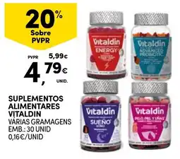 Continente suplementos alimentares vitaldin promoção