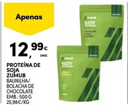 Continente Proteína de soja zumub promoção