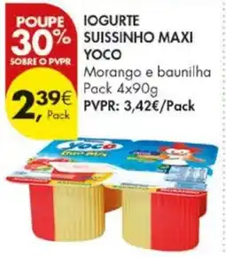 Pingo Doce Iogurte suissinho maxi yoco promoção