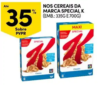 Nos cereais da marca special k