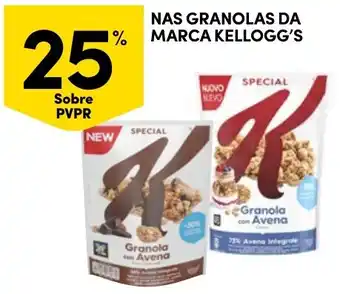 Continente granola da marca kellogg's promoção