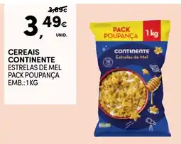 Continente Cereais continente estrelas de mel promoção