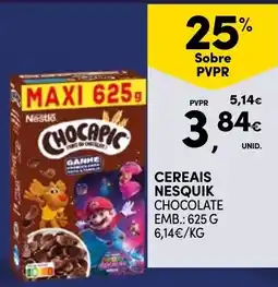 Continente Cereais Nesquik Chocolate promoção