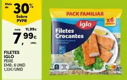 Continente Filetes iglo promoção