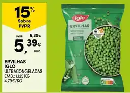 Continente ervilhas iglo ultracongeladas promoção