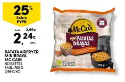 Continente batata airfryer minibrava mc cain promoção