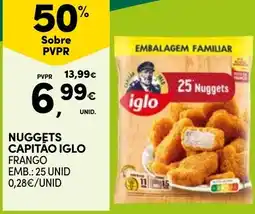 Continente nuggets capitão iglo frango promoção