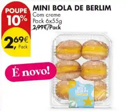 Pingo Doce mini bola de berlim promoção