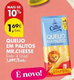 Pingo Doce queijo em palitos mr.cheese promoção