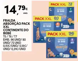 Continente Fralda absorção continente do bebê promoção