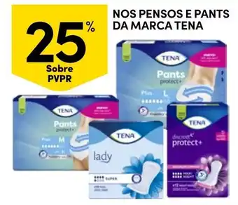 Continente tena pants protect+ promoção