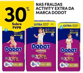 Continente Fraldas activity da marca dodot promoção