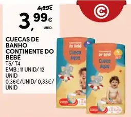 Continente Cuecas de banho continente do bebé promoção