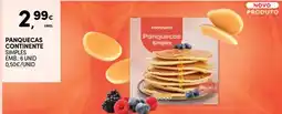 Continente Panquecas continente simples promoção