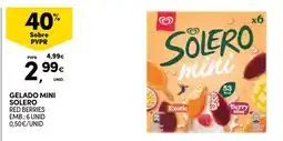 Continente Gelado mini solero red berries promoção