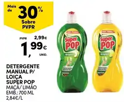 Continente Detergente manual p/ loica super pop promoção