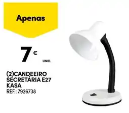 Continente Candeeiro secretária e27 kasa promoção