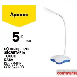 Continente Candeeiro secretaria touch kasa promoção