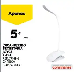 Continente Candeeiro secretária joyce kasa promoção