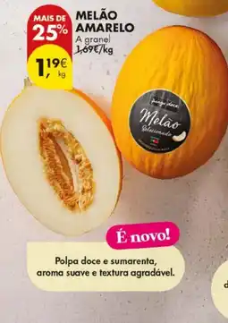 Pingo Doce Melão amarelo promoção