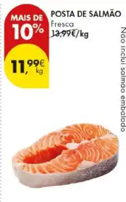 Pingo Doce Posta de salmão promoção