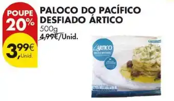 Pingo Doce paloco do pacífico desfiado ártico promoção