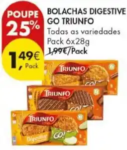 Pingo Doce Bolachas digestive go triunfo promoção