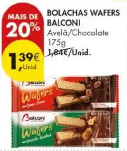 Pingo Doce Bolachas wafers balconi avelã/chocolate promoção