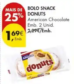 Pingo Doce Bolo snack donuts american chocolate promoção