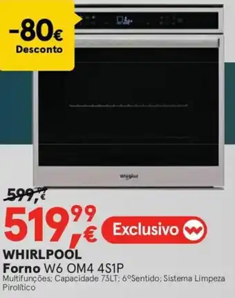 Whirlpool Forno W6 OM4 4S1P