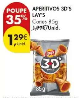 Pingo Doce Lay's 3D's Cones promoção