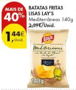 Pingo Doce batatas fritas lisas lay's mediterrâneas promoção