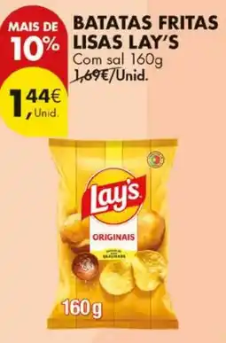 Pingo Doce batatas fritas lisas lay's promoção