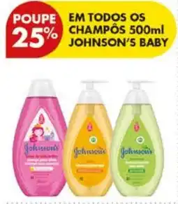 Pingo Doce champôs johnson's baby promoção