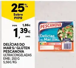 Continente delícias do mar s/ glúten pescanova promoção
