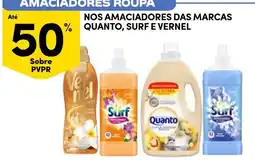Continente Amaciadores roupa quanto, surf e vernel promoção