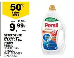 Continente Detergente liquido p/ maquina da roupa persil promoção