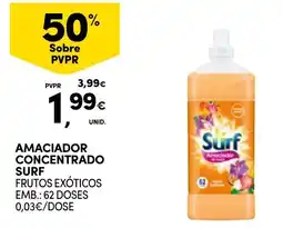 Continente amaciador concentrado surf frutos exóticos promoção