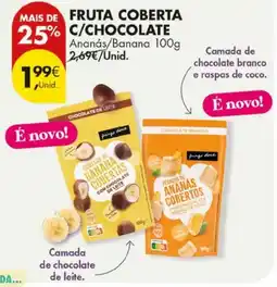 Pingo Doce Fruta coberta c/chocolate promoção