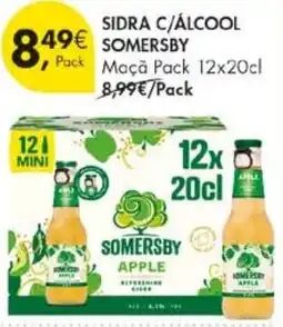 Pingo Doce Sidra c/álcool somersby apple promoção