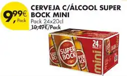 Pingo Doce Cerveja c/álcool super bock mini promoção