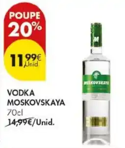 Pingo Doce vodka moskovskaya promoção