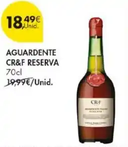 Pingo Doce Aguardente cr&f reserva promoção