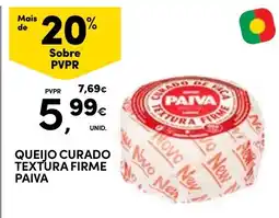 Continente Queijo curado textura firme paiva promoção