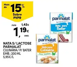 Continente nata s/ lactose parmalat promoção